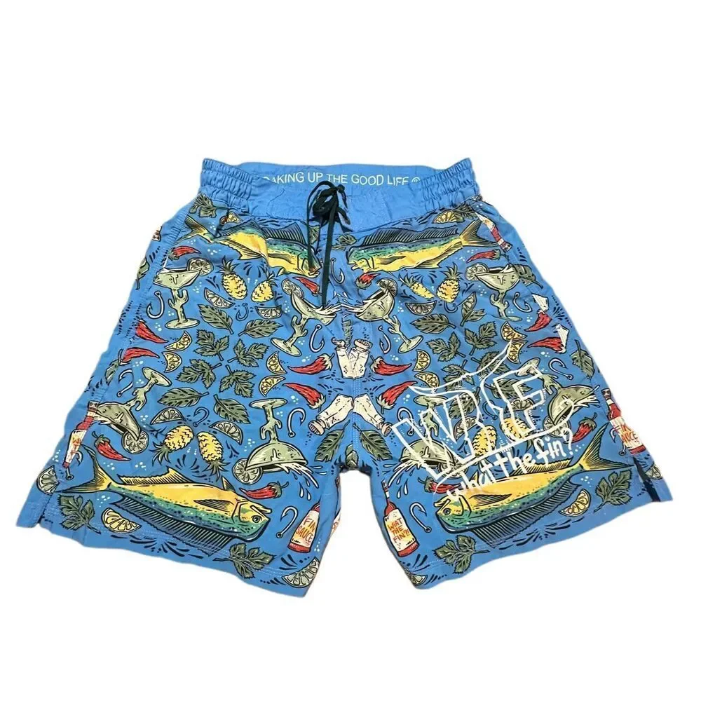 Soaking Up the Good Life Swim Trunks Sz M